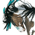 Majestic Turquoise Horse Painting by AmyLyn Bihrle Majestic Turquoise Horse Painting by AmyLyn Bihrle