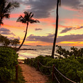 Makena Sunset Path Photograph by Susan Rissi Tregoning Makena Sunset Path Photograph by Susan Rissi Tregoning