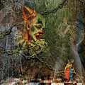 Making Of A Clown Digital Art by Linda Carruth Making Of A Clown Digital Art by Linda Carruth