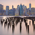 Manhattan Dusk Photograph by Mark Rogers