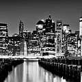 Manhattan Skyline BW Photograph by Az Jackson