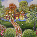 Manor of Yore Painting by Quwatha Valentine Manor of Yore Painting by Quwatha Valentine