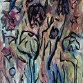 Many a Flower Mixed Media by Katt Yanda Many a Flower Mixed Media by Katt Yanda