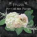 Marche aux Fleurs 4 Vintage Style Typography Art Painting by Audrey Jeanne Roberts Marche aux Fleurs 4 Vintage Style Typography Art Painting by Audrey Jeanne Roberts
