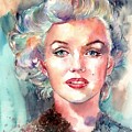 Marilyn Monroe Portrait by Suzann Sines Marilyn Monroe Portrait by Suzann Sines