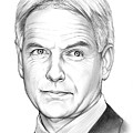 Mark Harmon Drawing by Greg Joens Mark Harmon Drawing by Greg Joens