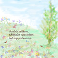 May Haiku with Drawing Digital Art by Kae Cheatham May Haiku with Drawing Digital Art by Kae Cheatham