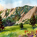 Meadow at Chautauqua Painting by Anne Gifford Meadow at Chautauqua Painting by Anne Gifford