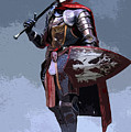 Medieval Warrior - 05 Painting by AM FineArtPrints Medieval Warrior - 05 Painting by AM FineArtPrints