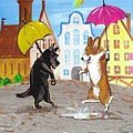 Meeting After The Rain by Margaryta Yermolayeva