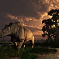 Megacerops at Breakfast Digital Art by Daniel Eskridge Megacerops at Breakfast Digital Art by Daniel Eskridge