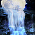 Melted moon Digital Art by Lilia D Melted moon Digital Art by Lilia D