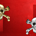 Memento Mori - Gold and Silver Human Skulls Photograph by Serge Averbukh Memento Mori - Gold and Silver Human Skulls Photograph by Serge Averbukh