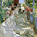 Mending the Sail Painting by Joaquin Sorolla y Bastida Mending the Sail Painting by Joaquin Sorolla y Bastida