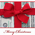 Merry Christmas Cash Gift by Diane Macdonald