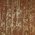 Metallic Bamboo Painting by Linda Bailey Metallic Bamboo Painting by Linda Bailey