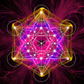 Metatron's cube with flower of life Digital Art by Alexa Szlavics Metatron's cube with flower of life Digital Art by Alexa Szlavics