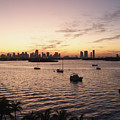 Miami Florida At Dusk Photograph by Phil Perkins Miami Florida At Dusk Photograph by Phil Perkins