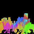 Miami Skyline Silhouette II by Ricky Barnard Miami Skyline Silhouette II by Ricky Barnard