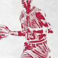Michael Jordan Chicago Bulls Pixel Art 2 by Joe Hamilton Michael Jordan Chicago Bulls Pixel Art 2 by Joe Hamilton