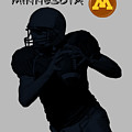 Minnesota Football Digital Art by David Dehner Minnesota Football Digital Art by David Dehner