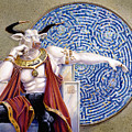 Minotaur with Mosaic by Melissa A Benson Minotaur with Mosaic by Melissa A Benson