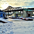 Mississippi River Boathouses by Susie Loechler