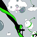Molecular Playground Drawing by Craig Tilley Molecular Playground Drawing by Craig Tilley