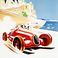 Monaco Grand Prix 1937 Digital Art by Georgia Fowler Monaco Grand Prix 1937 Digital Art by Georgia Fowler