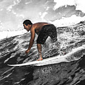 Monochrome Surfin' Photograph by Eye Olating Images Monochrome Surfin' Photograph by Eye Olating Images