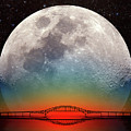 Monster Moonrise by Larry Landolfi