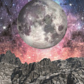 Moon Over Mountain Lake Digital Art by Phil Perkins Moon Over Mountain Lake Digital Art by Phil Perkins