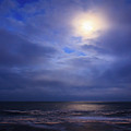 Moonlight on the Ocean at Hatteras Photograph by Joni Eskridge Moonlight on the Ocean at Hatteras Photograph by Joni Eskridge