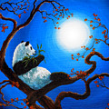 Moonlit Snack Painting by Laura Iverson Moonlit Snack Painting by Laura Iverson