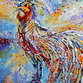 Morning Call Painting by Jyotika Shroff Morning Call Painting by Jyotika Shroff
