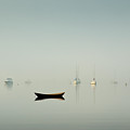 Morning Mist Bristol Harbor Photograph by David Gordon Morning Mist Bristol Harbor Photograph by David Gordon