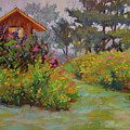 Morning Zinnias by Keith Burgess Morning Zinnias by Keith Burgess