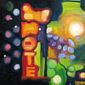 Motel Lights Painting by Patricia Arroyo Motel Lights Painting by Patricia Arroyo