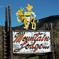 Mountain Lodge Sign by Stephen Whalen Mountain Lodge Sign by Stephen Whalen