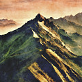 Mountains In The Clouds Digital Art by Phil Perkins Mountains In The Clouds Digital Art by Phil Perkins