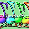 Music Notes Party Digital Art by Kevin Middleton Music Notes Party Digital Art by Kevin Middleton