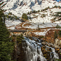 Myrtle Falls, Mt Rainier Photograph by Tony Locke Myrtle Falls, Mt Rainier Photograph by Tony Locke