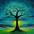 Mystic Sunset Painting by Shelly Tschupp Mystic Sunset Painting by Shelly Tschupp