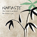Namaste Painting by Linda Woods Namaste Painting by Linda Woods