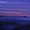 Naples Pier in a Purple Sunset by Christine Stonebridge Naples Pier in a Purple Sunset by Christine Stonebridge