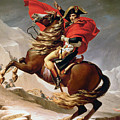 Napoleon Crossing the Alps Painting by Jacques Louis David Napoleon Crossing the Alps Painting by Jacques Louis David