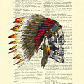 Native American Skull by Madame Memento Native American Skull by Madame Memento