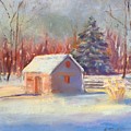 Nauvoo winter scene Pastel by Rebecca Matthews Nauvoo winter scene Pastel by Rebecca Matthews