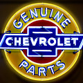 Neon Genuine Chevrolet Parts Sign Photograph by Mike McGlothlen Neon Genuine Chevrolet Parts Sign Photograph by Mike McGlothlen