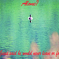 Never Alone Photograph by Merle Grenz Never Alone Photograph by Merle Grenz